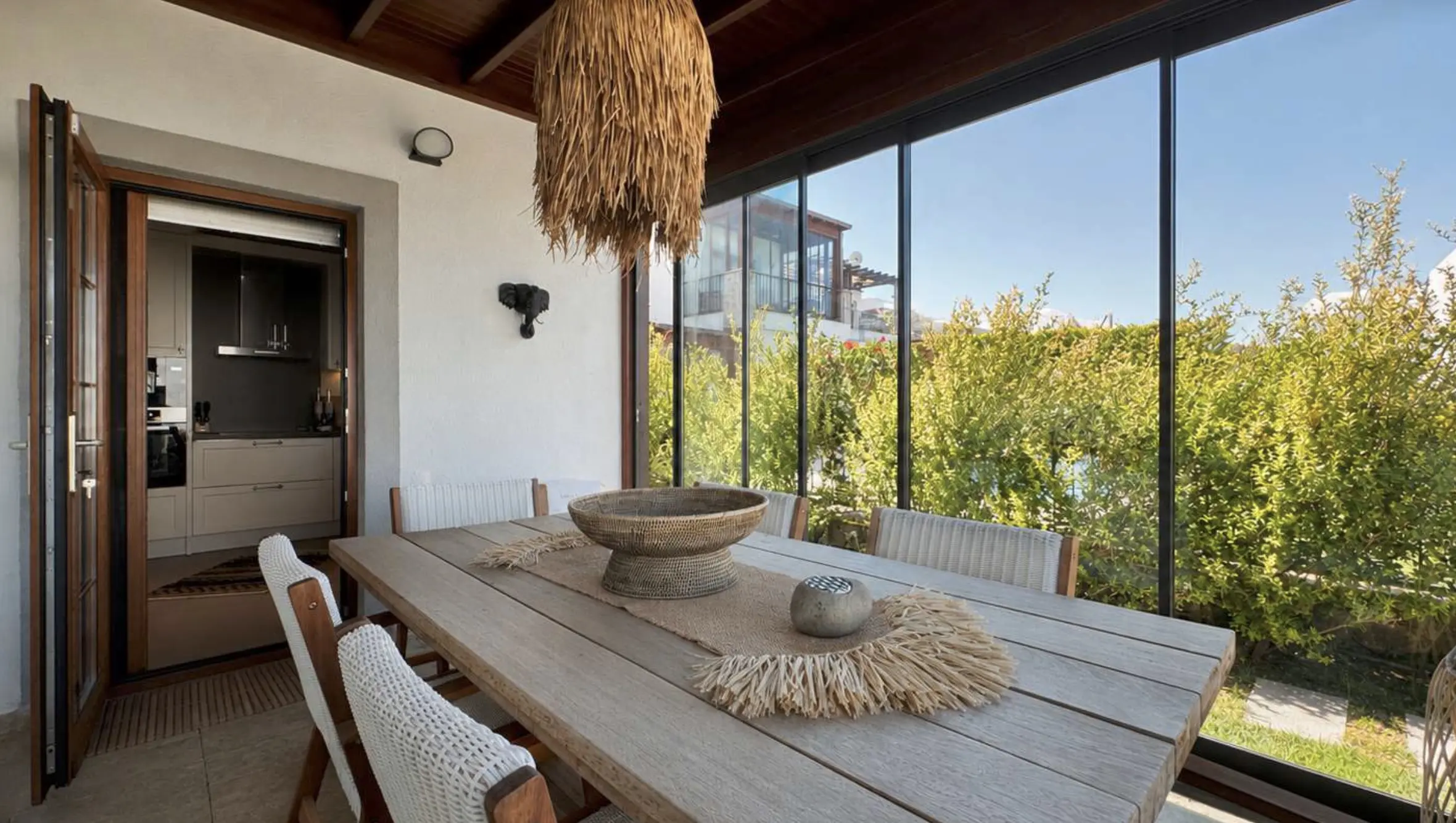 Enclosed terrace